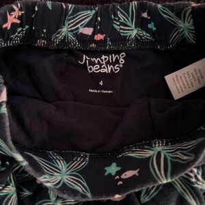 Jumping Beans Navy Tropical Print Shorts